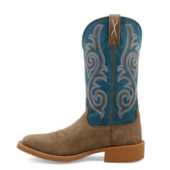 Twisted X Women's 11" Tech X Western Boots- Broad Square Toe- Ginger 9.5 - Picture 9 of 13